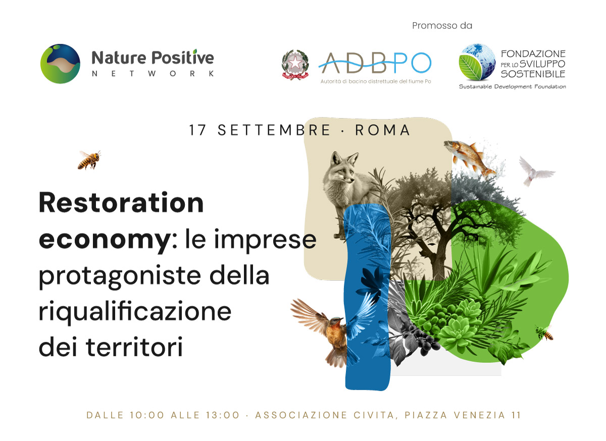 Save the date Evento Restoration economy